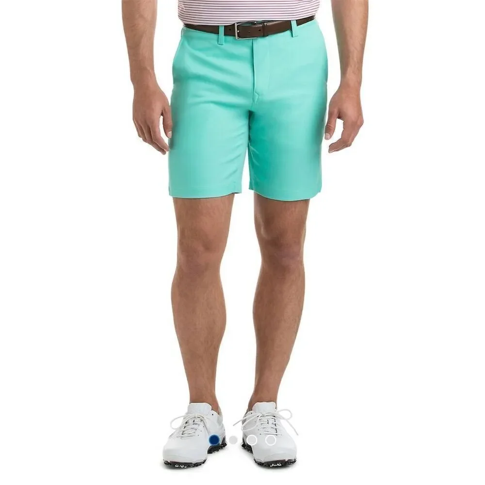 Vineyard Vines Men's Chino Performance Shorts Green Size 35 Casual